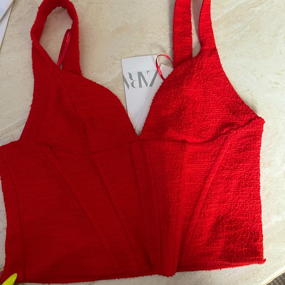 ZARA bustier top size L BRAND NEW